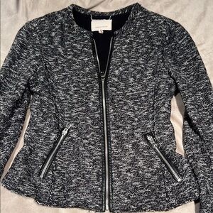 Rebecca Taylor Black and White Textured jacket